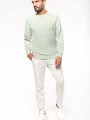 Sweat-shirts à personnaliser KARIBAN Sweat-shirt Bio col rond manches raglan homme 