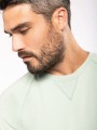 Sweat-shirts à personnaliser KARIBAN Sweat-shirt Bio col rond manches raglan homme 
