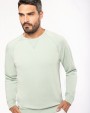 Sweat-shirt personnalisable KARIBAN Sweat-shirt Bio col rond manches raglan homme