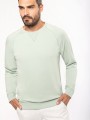 Sweat-shirts à personnaliser KARIBAN Sweat-shirt Bio col rond manches raglan homme 