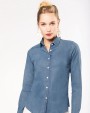 Chemise personnalisable KARIBAN Chemise denim femme