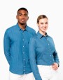 Hemd KARIBAN Damesblouse Denim voor bedrukking &amp; borduring