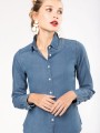 Chemises à personnaliser KARIBAN Chemise denim femme 