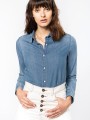 Chemises à personnaliser KARIBAN Chemise denim femme 