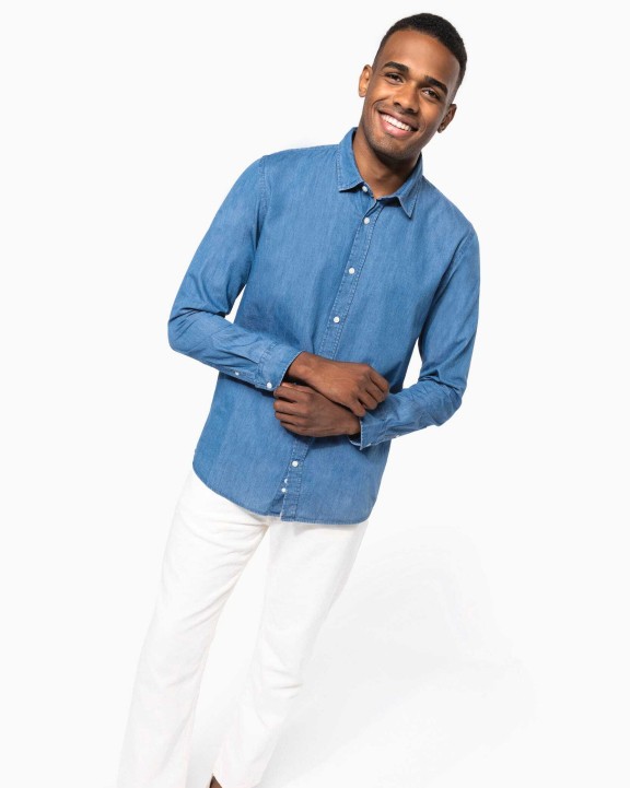 Chemise personnalisable KARIBAN Chemise denim homme