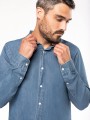Chemises à personnaliser KARIBAN Chemise denim homme 