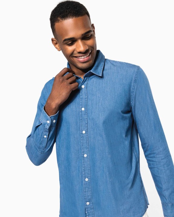 Chemise personnalisable KARIBAN Chemise denim homme