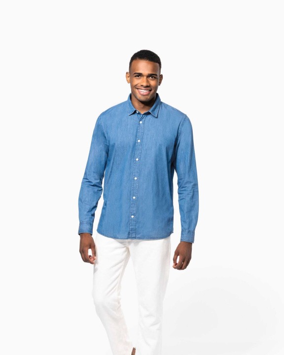 Chemise personnalisable KARIBAN Chemise denim homme