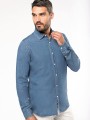Chemises à personnaliser KARIBAN Chemise denim homme 