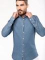 Chemises à personnaliser KARIBAN Chemise denim homme 