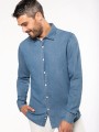 Chemises à personnaliser KARIBAN Chemise denim homme 