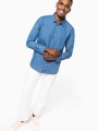 Chemises à personnaliser KARIBAN Chemise denim homme 