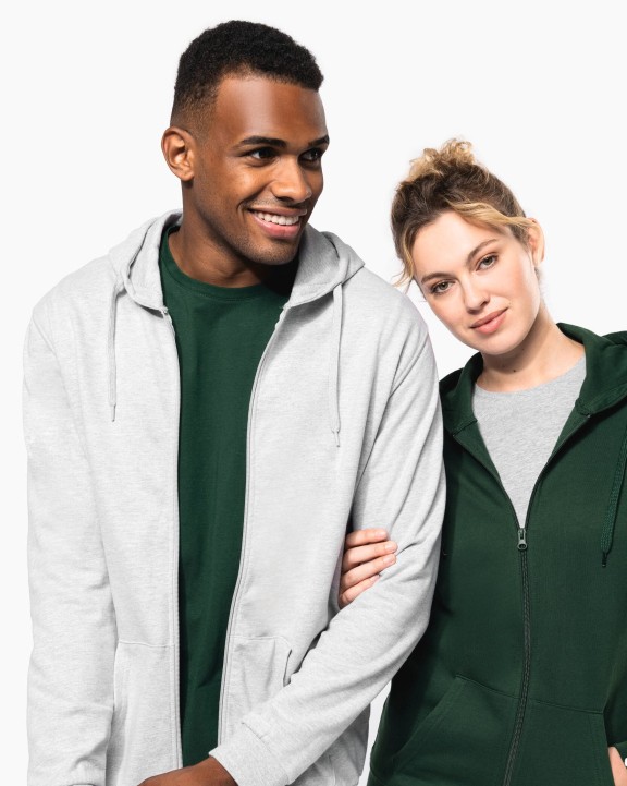 KARIBAN Kapuzen-sweatshirt mit Reißverschluss Sweatshirt personalisierbar
