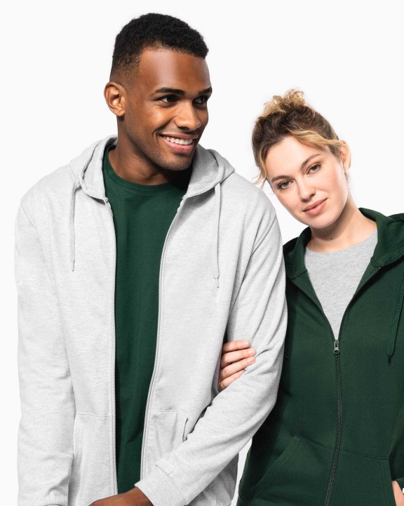 Sweat-shirt personnalisable KARIBAN Sweat-shirt zippé capuche unisexe