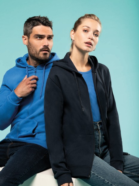 Sweat-shirts à personnaliser KARIBAN Sweat-shirt zippé capuche unisexe 