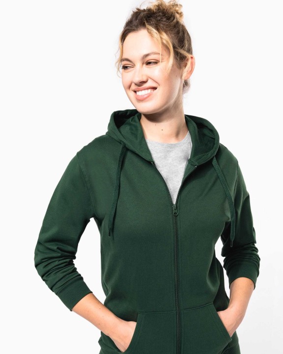 Sweat-shirt personnalisable KARIBAN Sweat-shirt zippé capuche unisexe