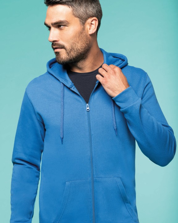 KARIBAN Kapuzen-sweatshirt mit Reißverschluss Sweatshirt personalisierbar