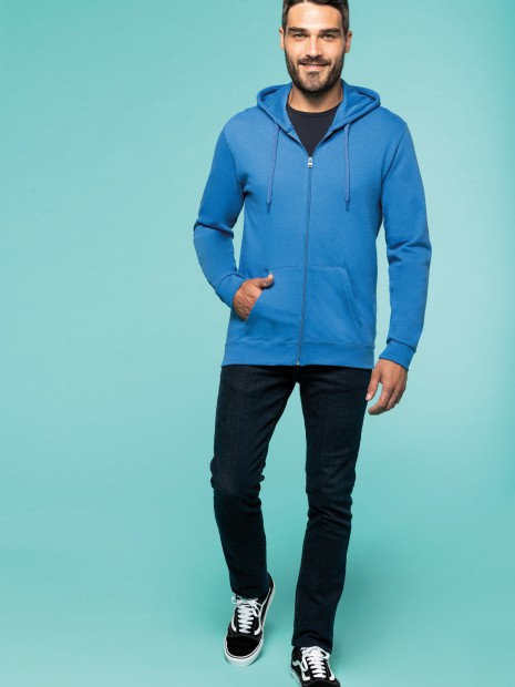 Sweat-shirts à personnaliser KARIBAN Sweat-shirt zippé capuche unisexe 