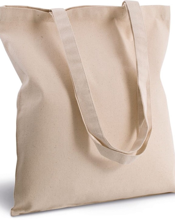 Tote bag KIMOOD Shopper van canvaskatoen voor bedrukking &amp; borduring