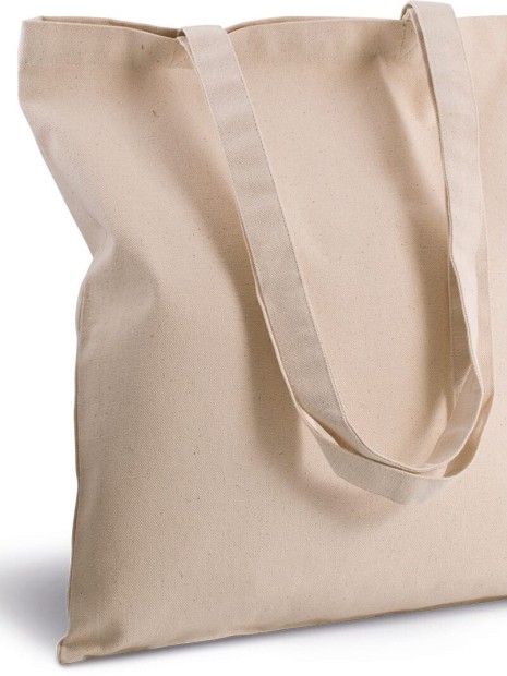 Tote bags à personnaliser KIMOOD Sac shopping en coton canvas 