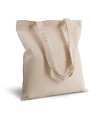 KIMOOD Sac shopping en coton canvas naturel personnalisable