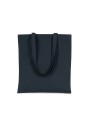 KIMOOD Sac shopping en coton canvas bleu marine personnalisable
