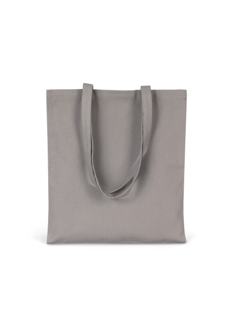 KIMOOD Sac shopping en coton canvas gris metal personnalisable