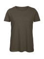 B&C T-shirt Organic Inspire col rond Femme vert khaki personnalisable