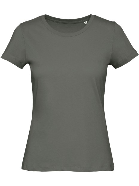 B&C T-shirt Organic Inspire col rond Femme millennial khaki personnalisable