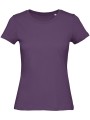 B&C T-shirt Organic Inspire col rond Femme violet urbain personnalisable