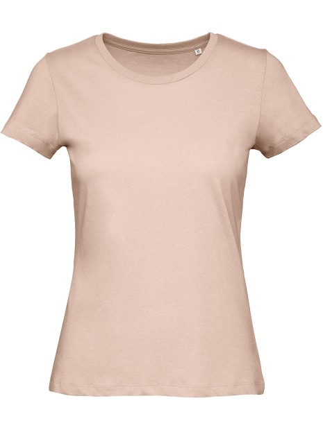 B&C T-shirt Organic Inspire col rond Femme millennial pink personnalisable