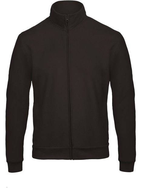 B&C Veste molleton zippée ID.206 noir personnalisable