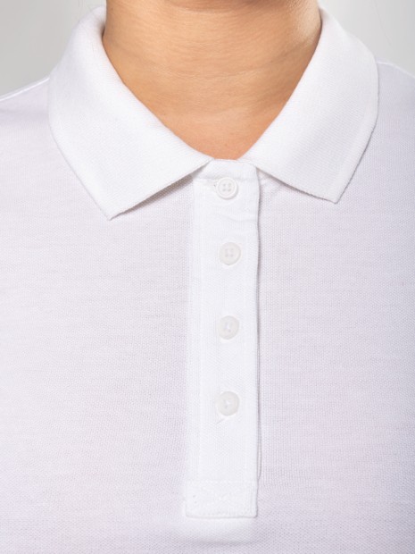Polos à personnaliser KARIBAN Polo piqué Bio manches courtes femme 