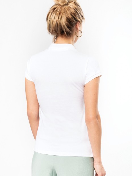 Polos à personnaliser KARIBAN Polo piqué Bio manches courtes femme 