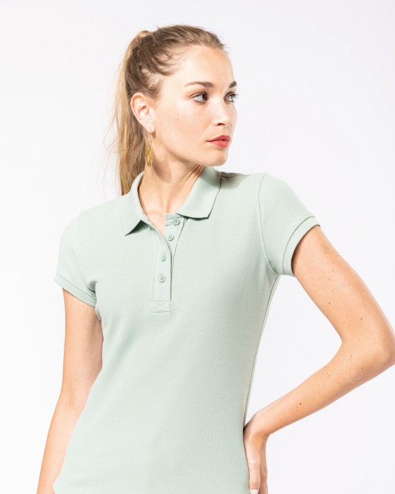 Polo personnalisable KARIBAN Polo piqué Bio manches courtes femme