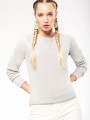 Sweat-shirts à personnaliser KARIBAN Sweat-shirt Bio col rond manches raglan femme 