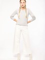 Sweat-shirts à personnaliser KARIBAN Sweat-shirt Bio col rond manches raglan femme 