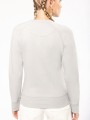 Sweat-shirts à personnaliser KARIBAN Sweat-shirt Bio col rond manches raglan femme 