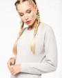 Sweater KARIBAN Damessweater BIO ronde hals raglanmouwen voor bedrukking &amp; borduring