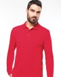 Poloshirt KARIBAN Piqué-herenpolo lange mouwen voor bedrukking &amp; borduring