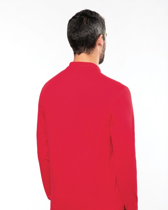 Poloshirt KARIBAN Piqué-herenpolo lange mouwen voor bedrukking &amp; borduring