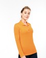 Polo personnalisable KARIBAN Polo piqué manches longues femme
