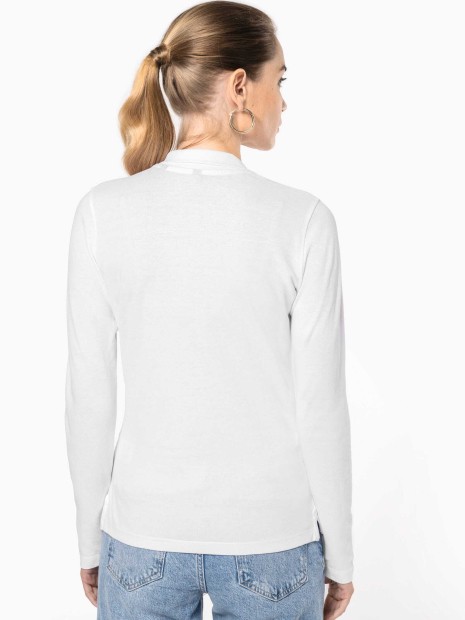 Polos à personnaliser KARIBAN Polo piqué manches longues femme 