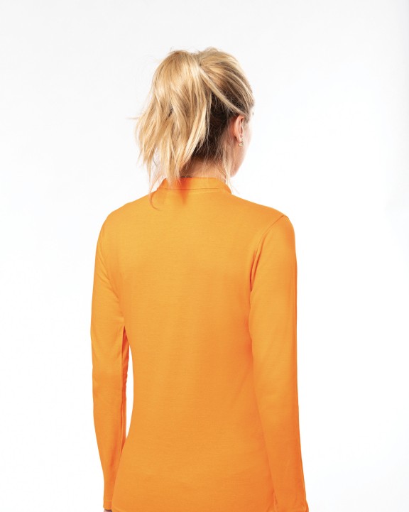 Polo personnalisable KARIBAN Polo piqué manches longues femme