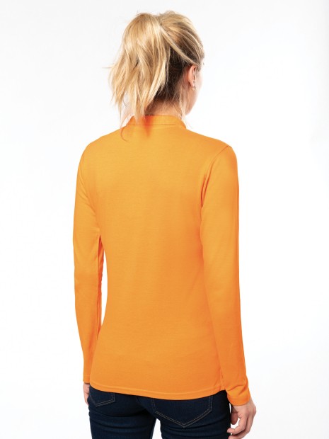 Polos à personnaliser KARIBAN Polo piqué manches longues femme 