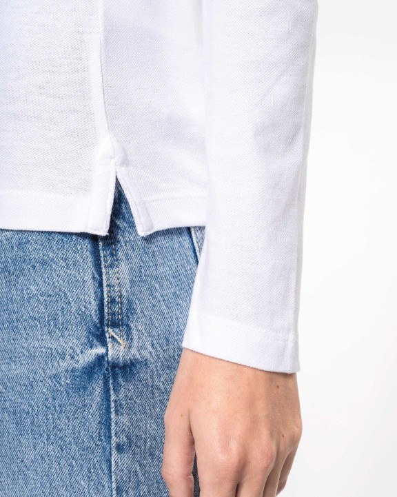 Polo personnalisable KARIBAN Polo piqué manches longues femme