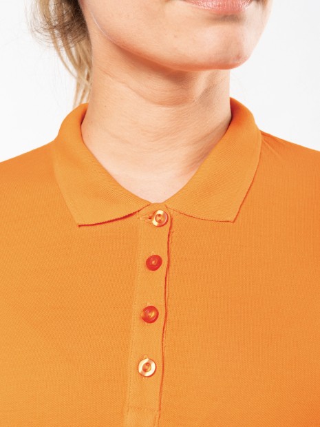 Polos à personnaliser KARIBAN Polo piqué manches longues femme 