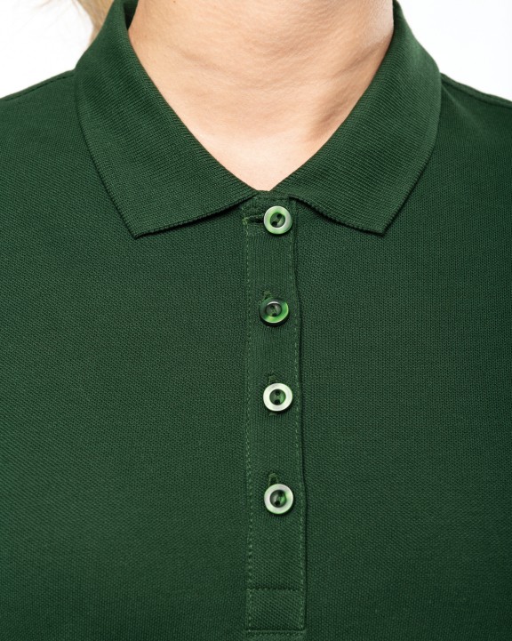 Poloshirt KARIBAN Piqué-damespolo korte mouwen voor bedrukking &amp; borduring