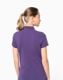 KARIBAN Damen Kurzarm-Poloshirt. Baumwollpiqué. Poloshirt personalisierbar