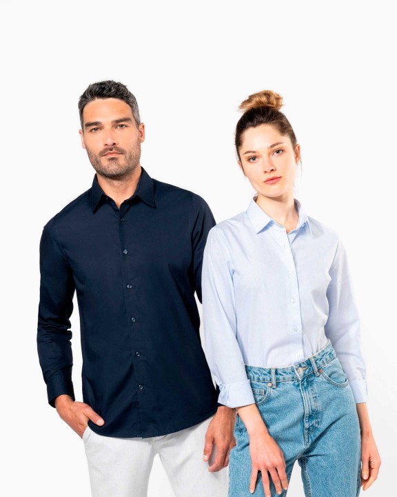 Chemise personnalisable KARIBAN Chemise popeline manches longues femme
